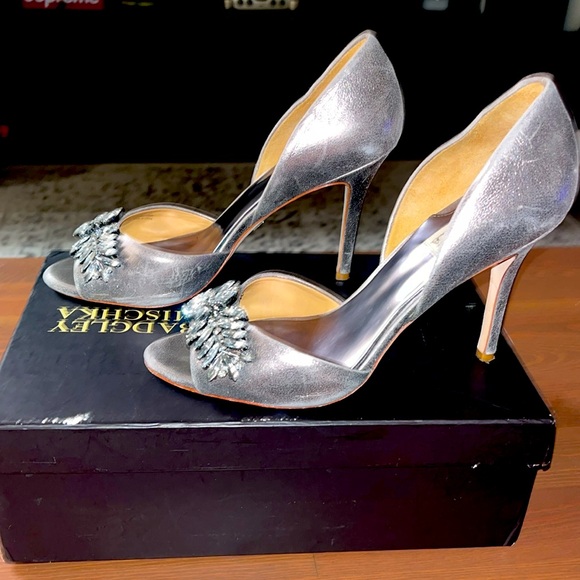 Badgley Mischka Nikki II heel pump shoes style#MP2554B Women’s size 8.5 - Picture 5 of 8